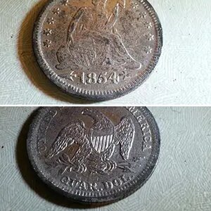 1854 Seated Liberty Quarter