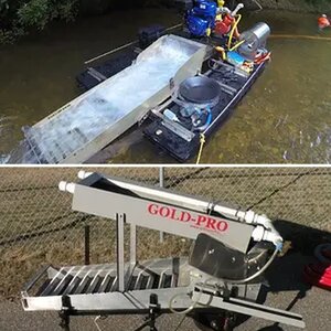 My 4" custom built Dredge and High Banker
