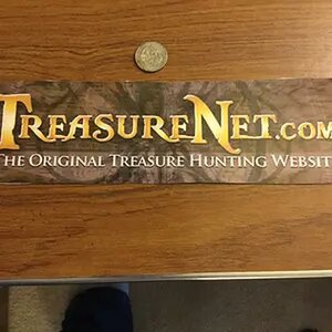 TREASURENET BUMPER STICKER 11X3