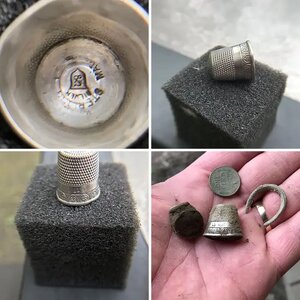 Simons brothers & Co. silver thimble