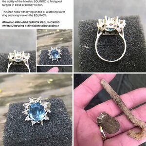 Big silver ring..