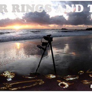 5 Rings, 16 diamonds, metal detecting Laguna Beach CA