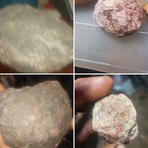 Variety of rcks minerals geode amd meteorites
