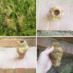 Old Vase with Pennies inside