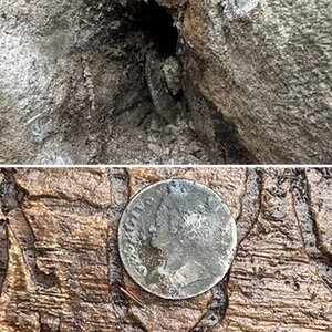 Coin I found in a house foundation wall.
