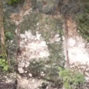 stone with sign