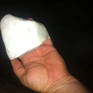 Seam quartz from old rIver channel