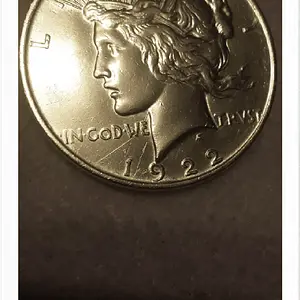 1922 Silver Dollar.