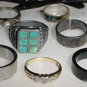 AUG. CT. HUNT - 7 RING DAY ...1 GOLD...2 SILVER...TUNGSTEN...STAINLESS ..2 - JUNKERS