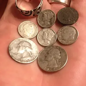 Another trifecta with a chunky sterling ring.