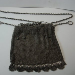 1920's chain mail bag from