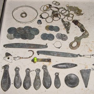 SEPT.CAPE COD - DEEP WATER FINDS WITH HOOKAH SYSTEM - THIN RING IS SILVER