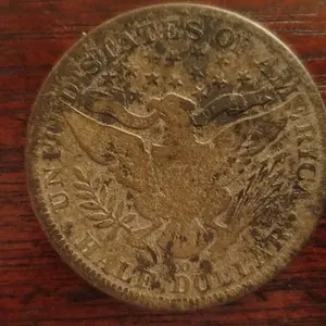 1893 O Barber Half Dollar (Back)