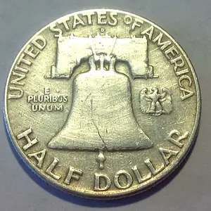 1961D Franklin Half
Found 08/28/14
Columbs, Ms