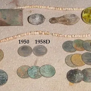 OCT. DRAINED POND HUNT - PLACE WAS HAMMERED BY BUNCH OF OTHERS - BUT I STILL MANAGED A COUPLE SILVER DIMES
