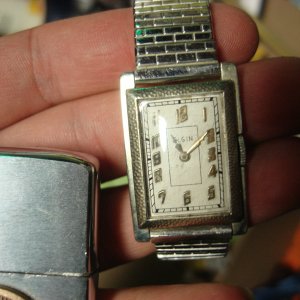 Still functional 1930's Art Deco Elgin Watch 
Found Oct. 8 2014