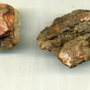 Very red, but you can see crystals
