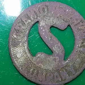 Scranton Railway Company Transit token