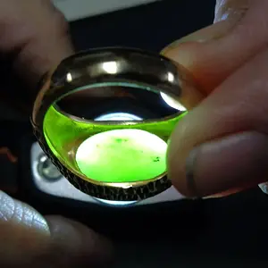 Christmas ring stone lighted