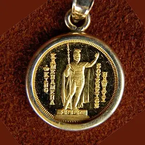 gold coin front
