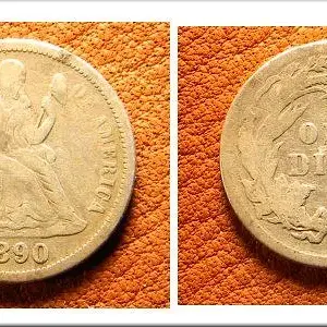 1890 seated liberty dime