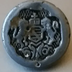 Dime size button