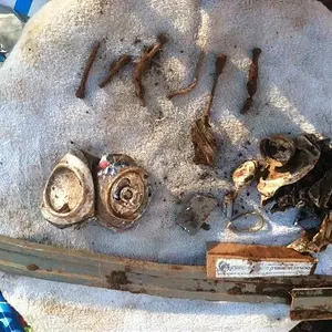 Junk also found on the farmland in Statesville NC