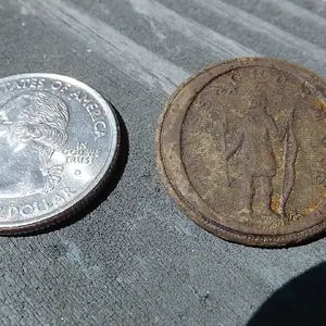 MASSACHUSETTS MILITIA BUTTON