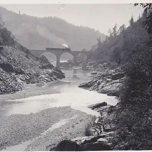 No Hands Bridge when it was the railroad bridge