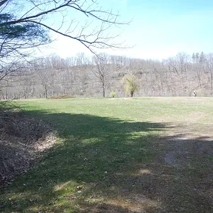 Blockhouse peninsula on Dutch Fork Lake. Block house site is to the right and behind camera underwater.