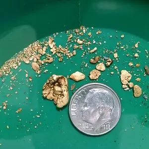 DayRiverTotal - One day total. Best to date with my first nugget!