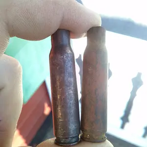 Found some empty cartridges, put one of them in electrolysis at home, to test. A difference is clear :)