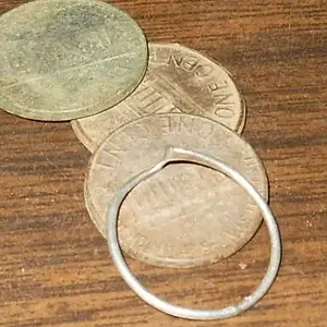 11-8-14 Very small silver ring.