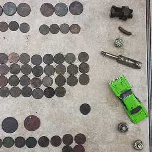 20150531 123206  Elms Rental Property 1855 LC, 1920 King George V penny, Roy Rogers Good Luck token and 11 Wheats 1917-1953D.  2 hr  $3.22