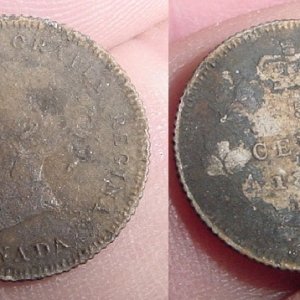 1883 CANADIAN 5 CENT PIECE - JUNE 14TH