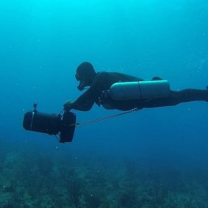 Scooter sidemount configuration with 2x 80 alu