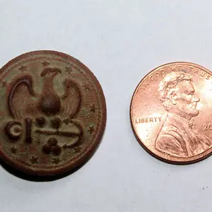Civil War Navy Button.. 8-4-2015