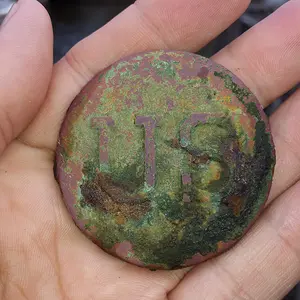 20150816 US Bridle Rosette found on private property in Madison with the F75.