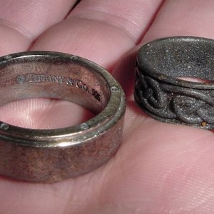SEPT. 15TH KEEPERS = HUGE TIFFANY & CO. SILVER ING - CELTIC BAND