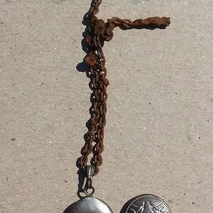 20150919 A possibly silver locket found at an old church in Madison county with the Tejon.