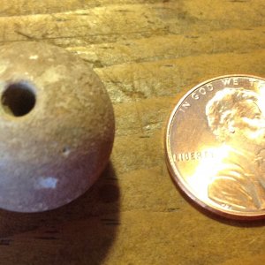 Round Ball with drill hole
Found Sept. 2015
Columbus, Ms.