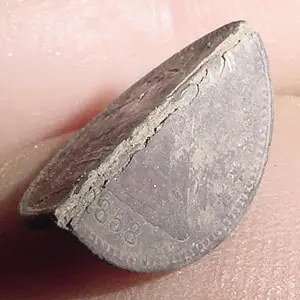 1858 1/2 DIME