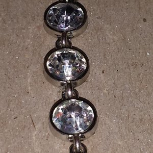 20151116 Big costume jewelry earring found in a tot lot in Freedeom Ridge Park in Ridgeland with the F44.
