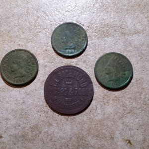 20151120 190710  Shawn's House Notables, 3 IHPs (1887,94, & 98), 1 5 cent trade token F.E. RICHMOND. CIGARS & POOL, WELLINGTON