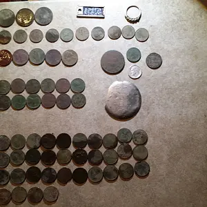 20151122 172349   Shawn's house coins and notables   1892 IHP, 1947D Rosie, Medina Masonic Penny Token, 12 wheats 1930, 37, 40x2, 41, 42, 44x2, 45, 46