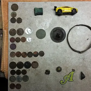 20151127 180620  School in Elyria.   1 no date wheat.  Curb strip by cemetery, 1927 Buffalo, 1935 Merc and 1944 Quarter.  1921 ELY school.  4 hrs  $3.