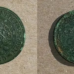 20151205 1915 Netherlands 1 Cent found with the F44 at the location of a post office that no longer exists.