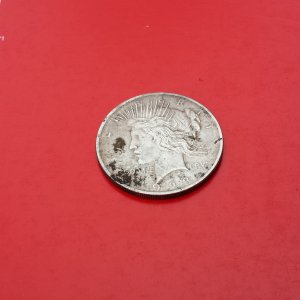 20151213 135038   1923 Peace Dollar Obverse before