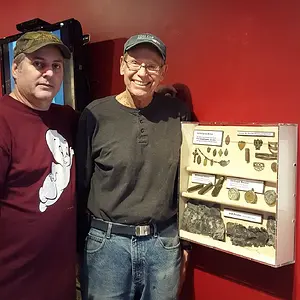 THIS IS DON THE HEAD CURRATOR AT THE CAPE COD MARITIME MUSEUM THAT SET UP MY DISPLAY