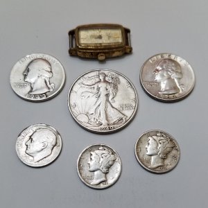 20160423 Saturday Silver Memphis and watch found with the F44 and E-TRAC.